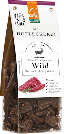 Hundeleckerli feine Plättchen Wild, die Hofleckerei Defu