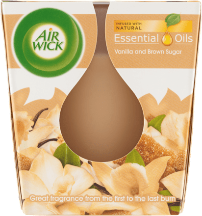 Essential Oils svíčka Vanilka a karamel AIR WICK