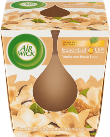 Essential Oils svíčka Vanilka a karamel AIR WICK