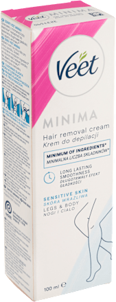 MINIMA depilační krém pro citlivou pokožku Veet