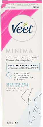 MINIMA depilační krém pro citlivou pokožku Veet