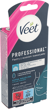 voskové pásky na obličej Veet