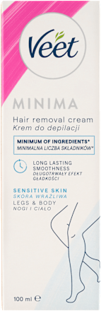 MINIMA depilační krém pro citlivou pokožku Veet