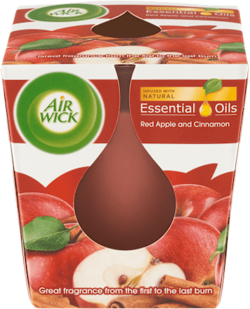 Essential Oils Infusion svíčka Červené jablko a skořice AIR WICK