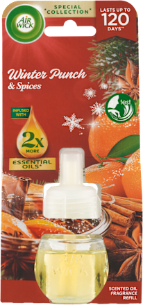 Essential Oils tekutá náplň do elektrického přístroje Zimní punč AIR WICK