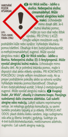Essential Oils svíčka Jablko a skořice AIR WICK