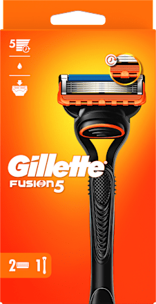 Aparat de ras Fusion5, maner + 2 rezerve Gillette