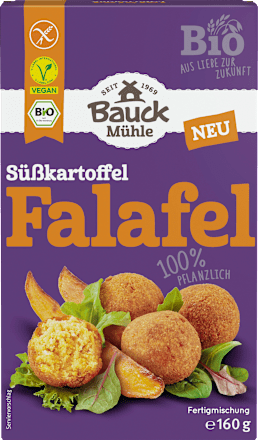 Fertigmischung Süßkartoffel Falafel, vegan Bauck Mühle