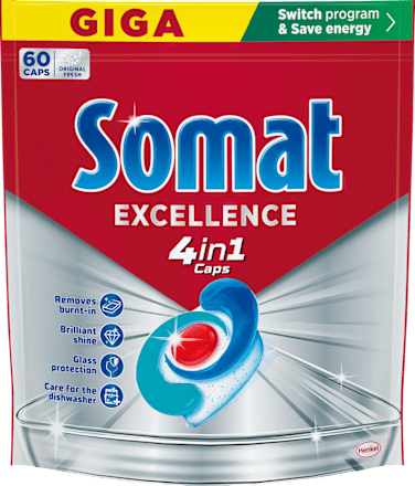 Капсули за съдомиялна машина 4в1 Somat