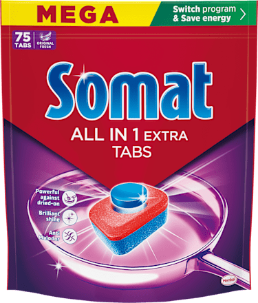 Таблетки за съдомиялна All in One Extra Somat