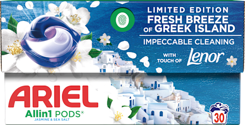 Allin1 PODS®+ kapsule za pranje rublja Fresh Breeze of Greek Island ARIEL