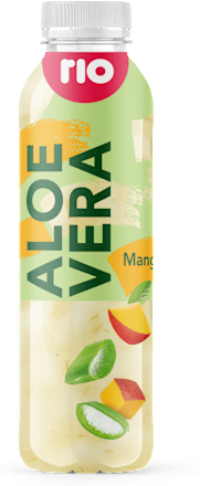 Ovocný nápoj s kúskami Aloe vera s príchuťou mango Rio