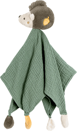 Schmusetuch Igel, grün fehn