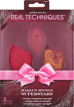 Poklon-paket Makeup Sponge Superstars REAL TECHNIQUES