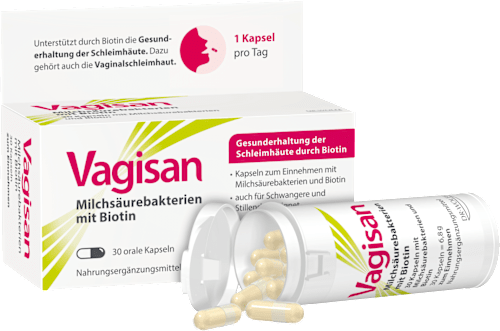 Vagisan Milchsäurebakterien mit Biotin Kapseln 30 St Vagisan