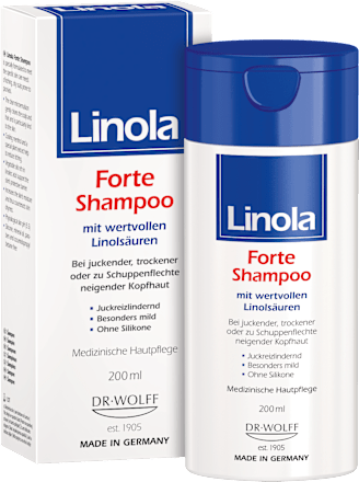 Linola Forte Shampoo mit wertvollen Linolsäuren Linola