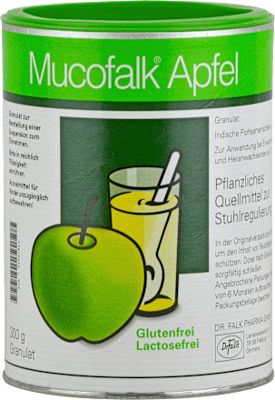 Mucofalk  Apfel, Indische Flohsamenschalen 3,25g/5g Granulat Mucofalk