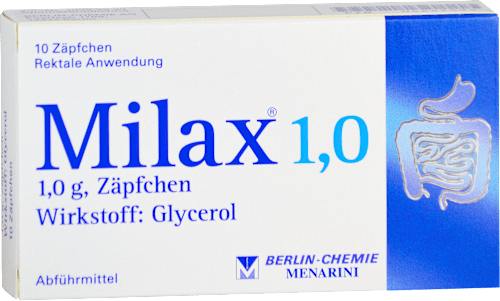 Milax 1,0g Glycerol Zäpfchen Milax