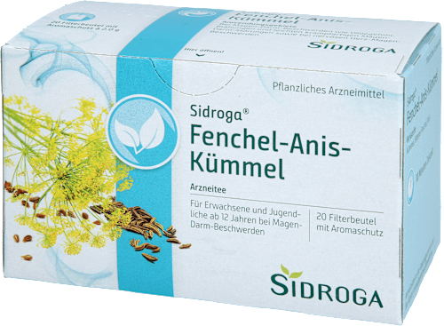Sidroga Fenchel-Anis-Kümmel Arzneitee 20 Beutel Sidroga