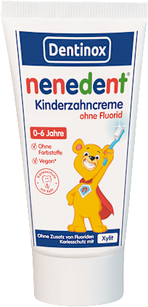 Dentinox nenedent Kinderzahncreme ohne Fluorid  nenedent