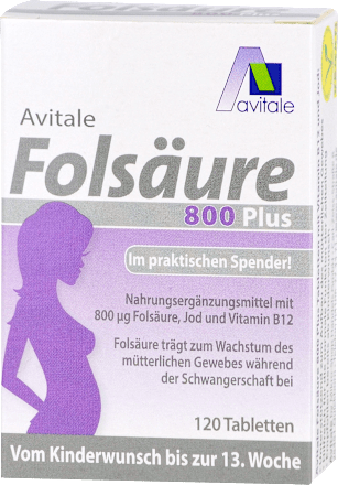 Avitale Folsäure 800 PLUS Tabletten avitale