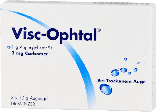 Visc-Ophtal 1g Augengel enthält 2mg Carbomer (3x10 g) Visc-Ophtal