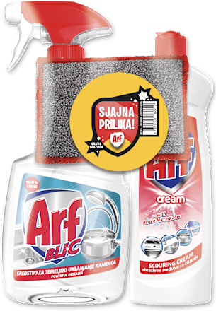 Arf cream i Arf Blic + spužvica za čišćenje Arf