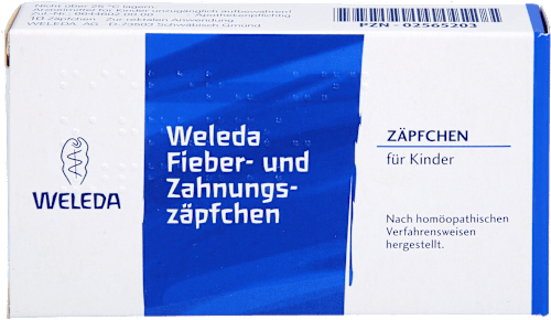 Weleda Fieber- und Zahnungszäpfchen für Kinder WELEDA