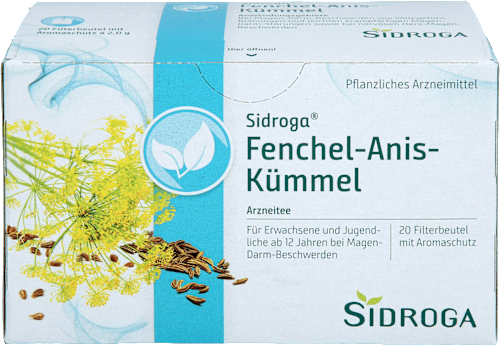 Sidroga Fenchel-Anis-Kümmel Arzneitee 20 Beutel Sidroga