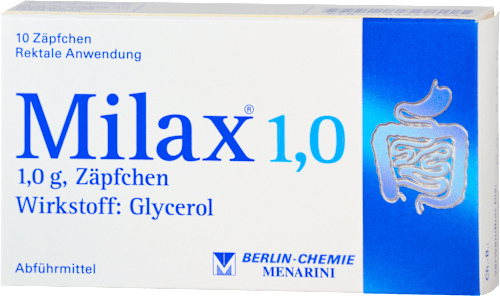 Milax 1,0g Glycerol Zäpfchen Milax