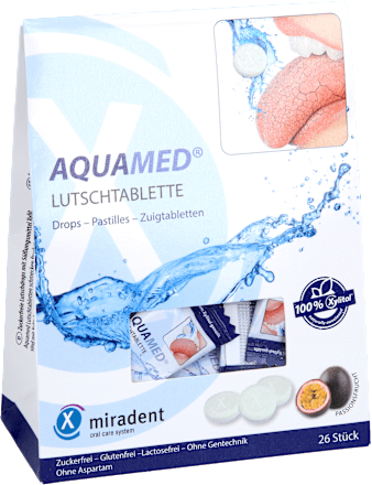 miradent AQUAMED Mundpflege-Lutschtabletten 26 St miradent