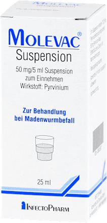 Molevac 50 mg/5 ml Suspension zum Einnehmen MOLEVAC