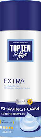 Пяна за бръснене за чувствителна кожа TOP TEN