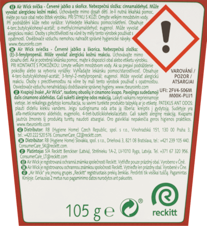 Essential Oils Infusion svíčka Červené jablko a skořice AIR WICK