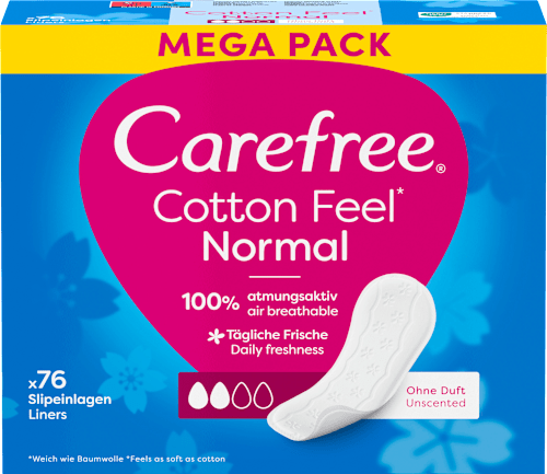 Slipeinlagen Cotton Feel Normal Megapack Carefree