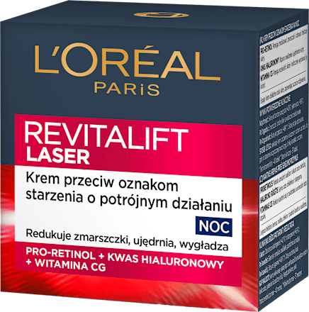 Revitalift Laser X3 Krem przeciwzmarszczkowy na noc  L'ORÉAL PARiS REVITALIFT