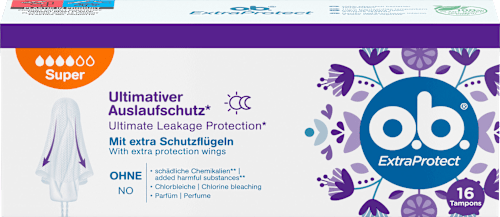 Tampons Extra Protect Tag+Nacht Super o.b.