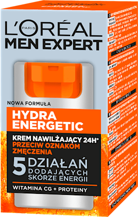 Krem nawilżający przeciw oznakom zmęczenia Hydra Energetic L'ORÉAL PARiS MEN EXPERT