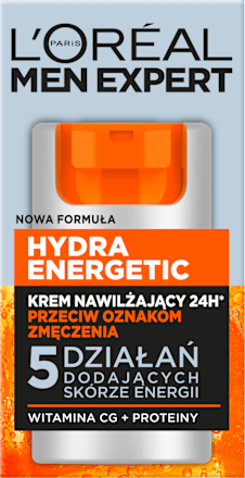 Krem nawilżający przeciw oznakom zmęczenia Hydra Energetic L'ORÉAL PARiS MEN EXPERT