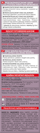 Revitalift Filler Serum przeciwzmarszczkowe do twarzy z 1,5% czystego kwasu hialuronowego  L'ORÉAL PARiS