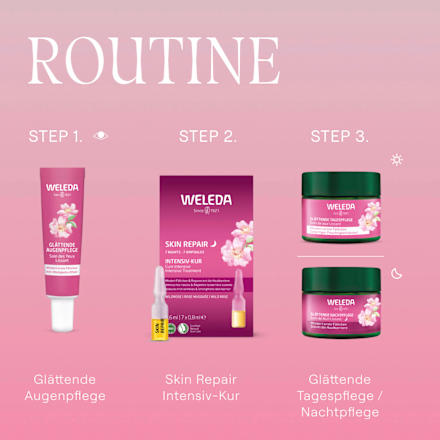 Augencreme glättend Wildrose WELEDA