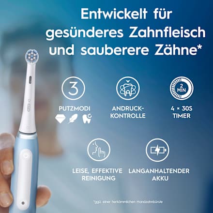 Elektrische Zahnbürste iO Series 3 N ice blue Oral-B