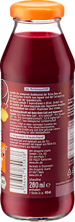 Shot 7 giorni allo zenzero e alla barbabietola rossa dmBio