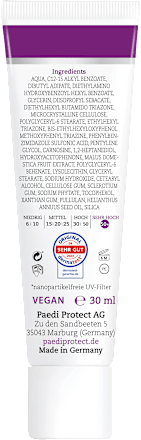 Sonnencreme Gesicht, LSF 50+ PAEDIPROTECT