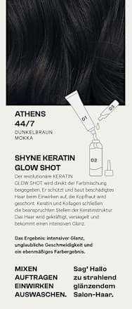 Haarfarbe 44/7 Athens Dunkelbraun Mokka SHYNE Professional