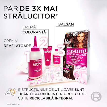 Vopsea păr 1021 blond deschis L'ORÉAL PARiS CASTING Crème Gloss