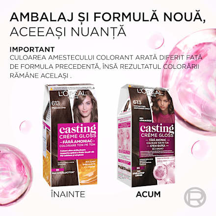 Vopsea păr 613 iced mocaccino L'ORÉAL PARiS CASTING Crème Gloss