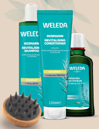 Darilni set za nego las Rožmarin WELEDA