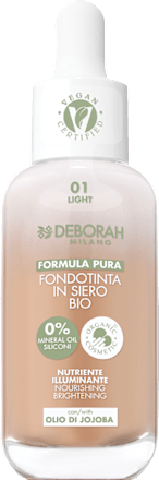 Fondotinta in siero bio - n. 01 DEBORAH MILANO FORMULA PURA