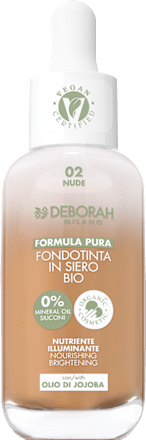 Fondotinta in siero bio - n. 02 DEBORAH MILANO FORMULA PURA